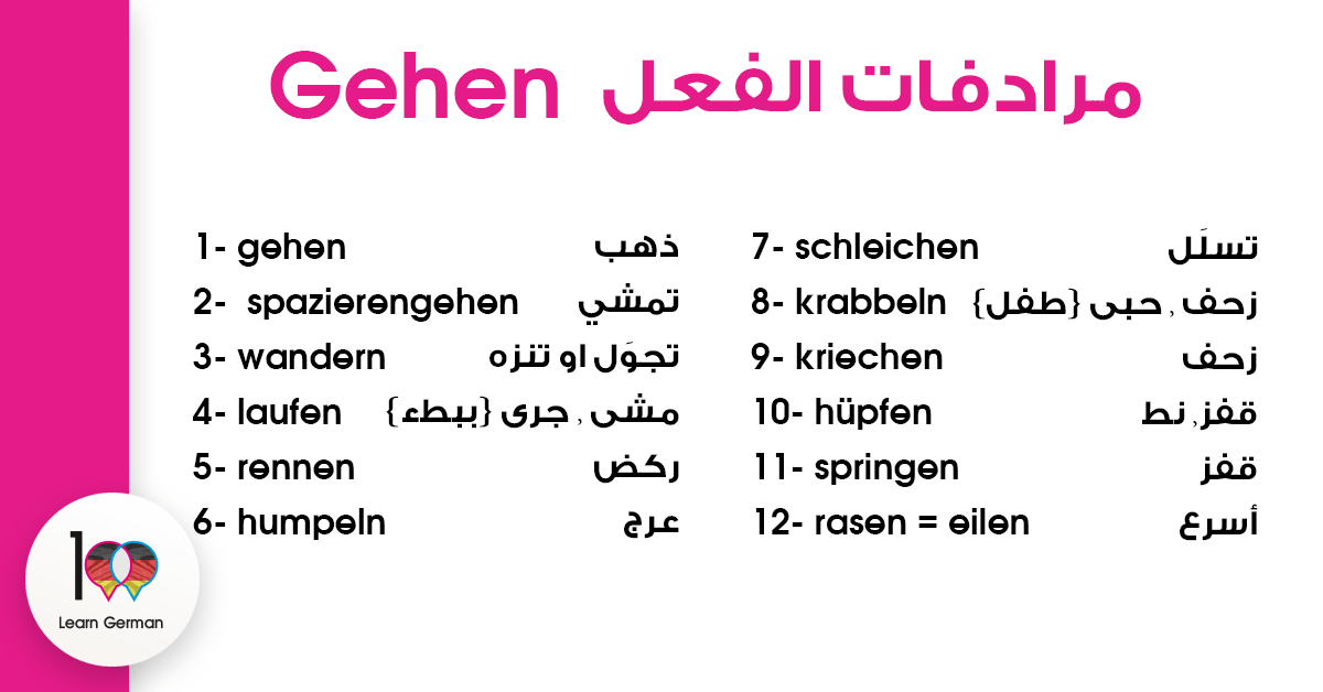 مرادفات الفعل Gehen - تعلم اللغة الالمانية 22345548 1675870479113250 1382138217 o 1 1 تعلم اللغة الالمانية